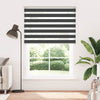 Vidaxl zebra rolgordijn 155x200 cm stofbreedte 150,9 cm zwart