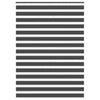 Vidaxl zebra rolgordijn 160x200 cm stofbreedte 155,9 cm zwart
