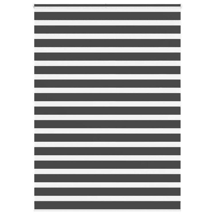 Vidaxl zebra rolgordijn 160x200 cm stofbreedte 155,9 cm zwart