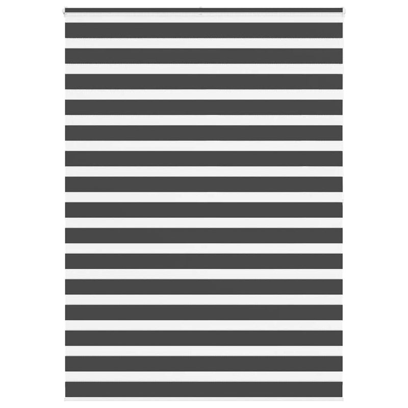 Vidaxl zebra rolgordijn 160x200 cm stofbreedte 155,9 cm zwart