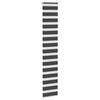 Vidaxl zebra rolgordijn 40x230 cm stofbreedte 35,9 cm zwart