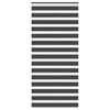 Vidaxl zebra rolgordijn 110x230 cm stofbreedte 105,9 cm zwart