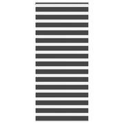 Vidaxl zebra rolgordijn 110x230 cm stofbreedte 105,9 cm zwart - afbeelding 1