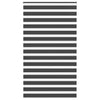 Vidaxl zebra rolgordijn 125x230 cm stofbreedte 120,9 cm zwart