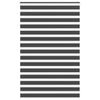 Vidaxl zebra rolgordijn 145x230 cm stofbreedte 140,9 cm zwart