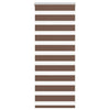 Vidaxl zebra rolgordijn 65x100 cm stofbreedte 60,9 cm polyester bruin