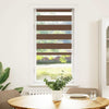 Vidaxl zebra rolgordijn 65x100 cm stofbreedte 60,9 cm polyester bruin