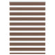 Vidaxl zebra rolgordijn 95x100 cm stofbreedte 90,9 cm polyester bruin