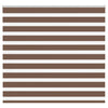 Vidaxl zebra rolgordijn 160x100 cm stofbreedte 155,9cm polyester bruin