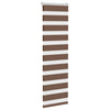 Vidaxl zebra rolgordijn 40x150 cm stofbreedte 35,9 cm polyester bruin