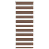 Vidaxl zebra rolgordijn 65x150 cm stofbreedte 60,9 cm polyester bruin