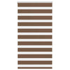 Vidaxl zebra rolgordijn 80x150 cm stofbreedte 75,9 cm polyester bruin