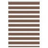 Vidaxl zebra rolgordijn 95x150 cm stofbreedte 90,9 cm polyester bruin