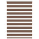 Vidaxl zebra rolgordijn 100x150 cm stofbreedte 95,9 cm polyester bruin