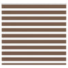 Vidaxl zebra rolgordijn 160x150 cm stofbreedte 155,9cm polyester bruin