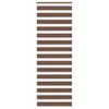 Vidaxl zebra rolgordijn 85x200 cm stofbreedte 80,9 cm polyester bruin