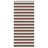 Vidaxl zebra rolgordijn 105x200 cm stofbreedte 100,9cm polyester bruin