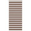 Vidaxl zebra rolgordijn 110x200 cm stofbreedte 105,9cm polyester bruin