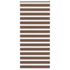Vidaxl zebra rolgordijn 115x200 cm stofbreedte 110,9cm polyester bruin
