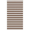 Vidaxl zebra rolgordijn 120x200 cm stofbreedte 115,9cm polyester bruin