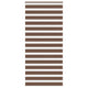 Vidaxl zebra rolgordijn 100x230 cm stofbreedte 95,9 cm polyester bruin