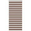 Vidaxl zebra rolgordijn 110x230 cm stofbreedte 105,9cm polyester bruin