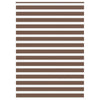 Vidaxl zebra rolgordijn 160x230 cm stofbreedte 155,9cm polyester bruin