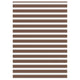 Vidaxl zebra rolgordijn 160x230 cm stofbreedte 155,9cm polyester bruin