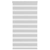 Vidaxl zebra rolgordijn 70x100 cm stofbreedte 65,9 cm lichtgrijs