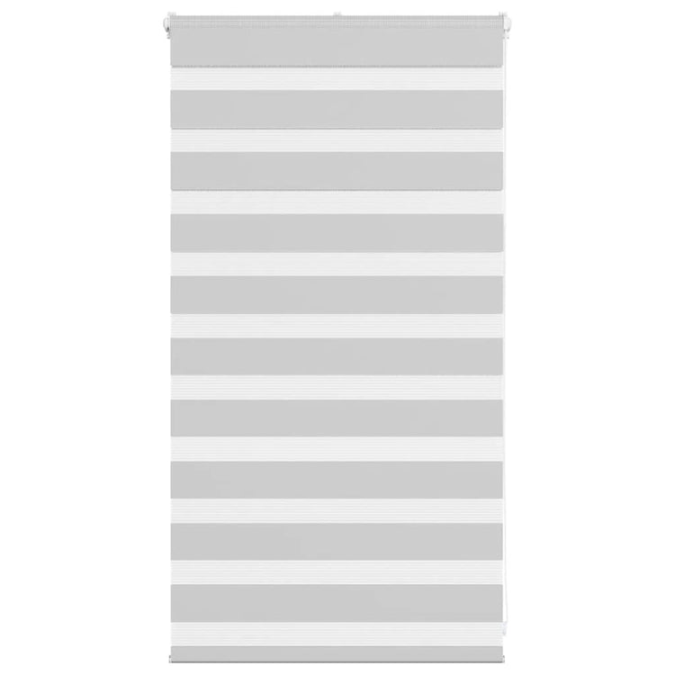 Vidaxl zebra rolgordijn 70x100 cm stofbreedte 65,9 cm lichtgrijs