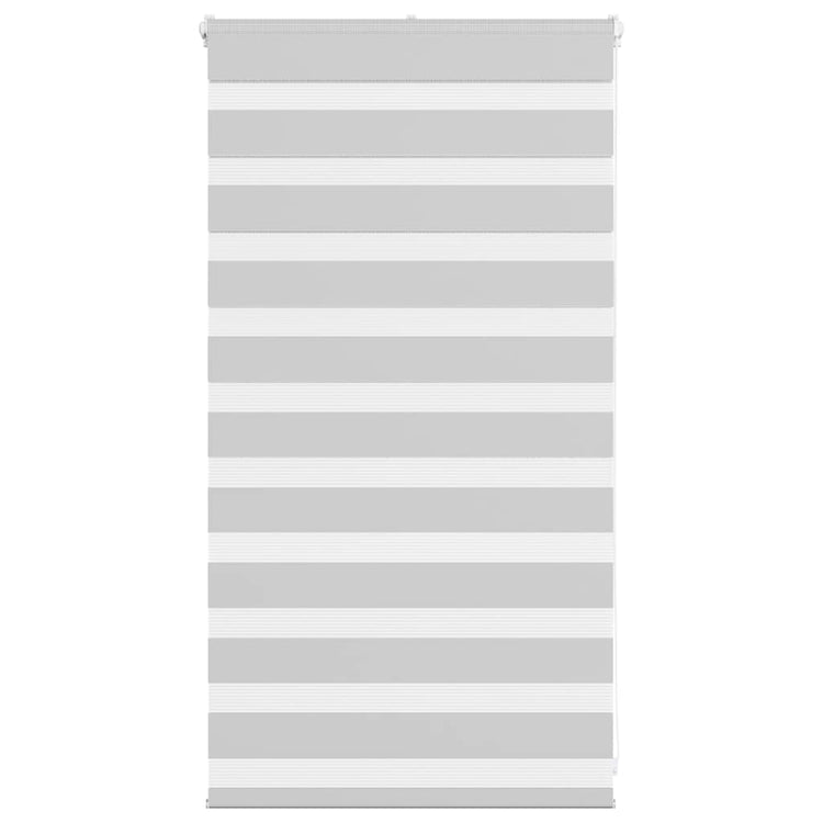 Vidaxl zebra rolgordijn 90x100 cm stofbreedte 85,9 cm lichtgrijs