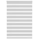Vidaxl zebra rolgordijn 100x100 cm stofbreedte 95,9 cm lichtgrijs