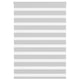 Vidaxl zebra rolgordijn 110x100 cm stofbreedte 105,9 cm lichtgrijs