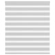 Vidaxl zebra rolgordijn 120x100 cm stofbreedte 115,9 cm lichtgrijs