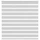 Vidaxl zebra rolgordijn 150x100 cm stofbreedte 145,9 cm lichtgrijs