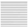 Vidaxl zebra rolgordijn 155x100 cm stofbreedte 150,9 cm lichtgrijs