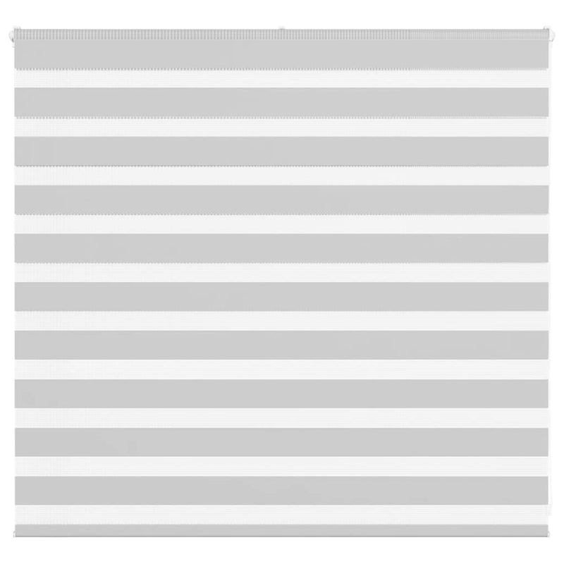 Vidaxl zebra rolgordijn 155x100 cm stofbreedte 150,9 cm lichtgrijs