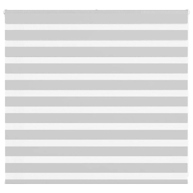 Vidaxl zebra rolgordijn 160x100 cm stofbreedte 155,9 cm lichtgrijs