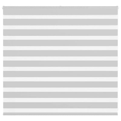 Vidaxl zebra rolgordijn 165x100 cm stofbreedte 160,9 cm lichtgrijs