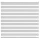 Vidaxl zebra rolgordijn 165x100 cm stofbreedte 160,9 cm lichtgrijs