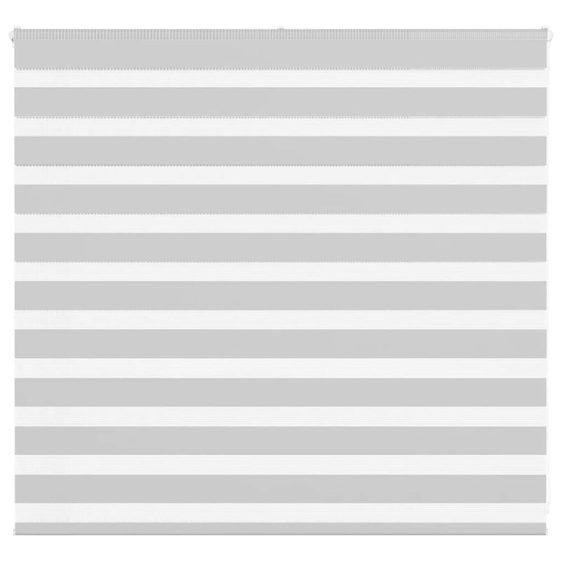 Vidaxl zebra rolgordijn 165x100 cm stofbreedte 160,9 cm lichtgrijs