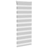 Vidaxl zebra rolgordijn 65x150 cm stofbreedte 60,9 cm lichtgrijs