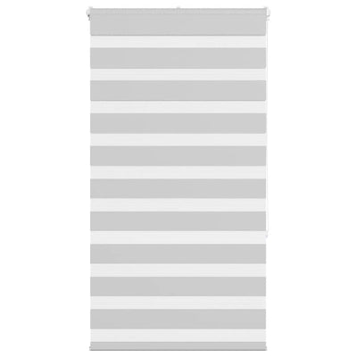 Vidaxl zebra rolgordijn 70x150 cm stofbreedte 65,9 cm lichtgrijs