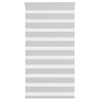 Vidaxl zebra rolgordijn 80x150 cm stofbreedte 75,9 cm lichtgrijs