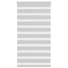 Vidaxl zebra rolgordijn 90x150 cm stofbreedte 85,9 cm lichtgrijs