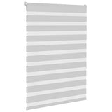Vidaxl zebra rolgordijn 100x150 cm stofbreedte 95,9 cm lichtgrijs - afbeelding 3