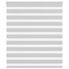 Vidaxl zebra rolgordijn 120x150 cm stofbreedte 115,9 cm lichtgrijs