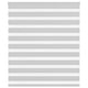Vidaxl zebra rolgordijn 105x150 cm stofbreedte 100,9 cm lichtgrijs