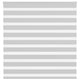 Vidaxl zebra rolgordijn 140x150 cm stofbreedte 135,9 cm lichtgrijs