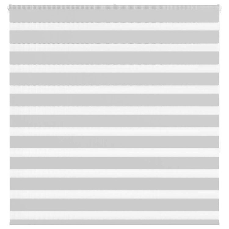 Vidaxl zebra rolgordijn 150x150 cm stofbreedte 145,9 cm lichtgrijs
